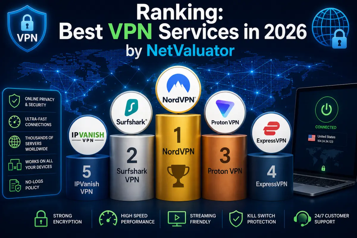 top 5 best vpn 2026