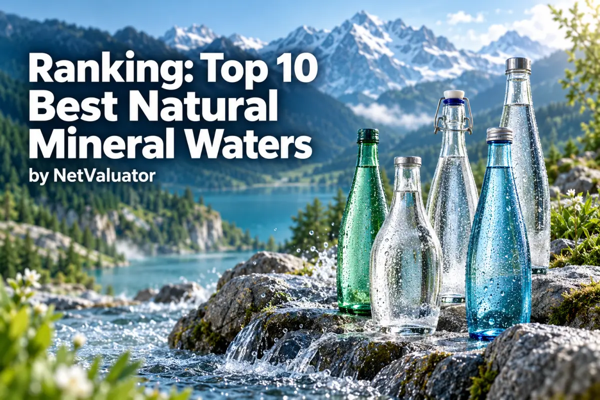 Top 10 Best Natural Mineral Waters by NetValuator
