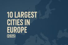 Топ 10 най-големи градове в Европа (2025)
