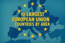 10 крупнейших стран Европейского союза по площади