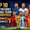 🔥 Top 10 Most Valuable National Teams at the 2026 FIFA World Cup