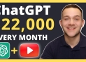 Earning money with ChatGPT on YouTube without showing your face