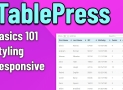 TablePress’te Uzmanlaşmak: Kolayca çarpıcı WordPress tabloları oluşturun